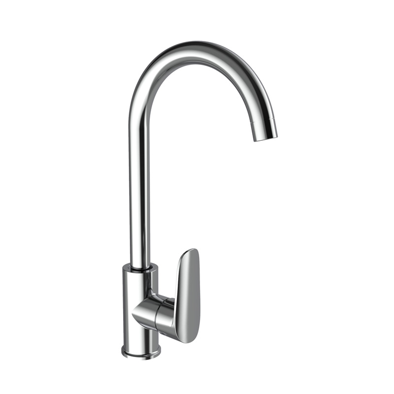 zinc faucet single lever hot/cold water deck-mounted kitchen mixer, sink mixer F81333