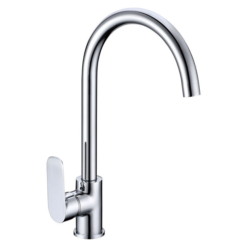 Single handle brass deck-mounted kitchen faucet sink faucet F90705