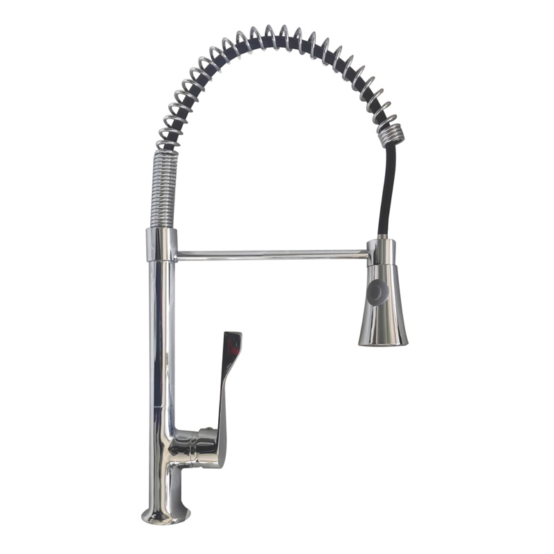 Which is better to choose spring or gravity hammer for pull faucet?