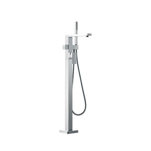 Wholesale single handle floor standing mounted bathtub faucet for bathroom F05