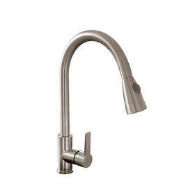 Single Handle Pull Down Sprayer Kitchen Faucet Chrome Plate with Cupc NSF Lead Free Certificate F80004