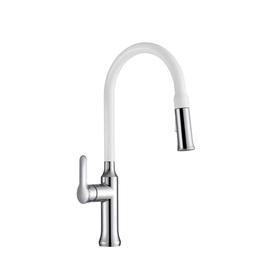 Single Handle 18-inch Commercial Kitchen Faucet with Dual Function Pull-Down Sprayhead-F80300