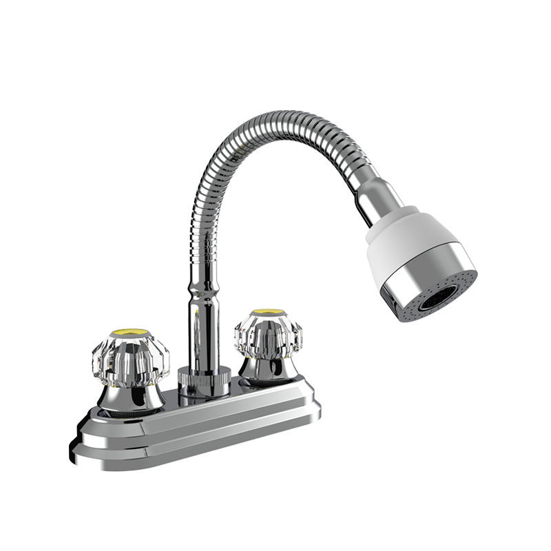 Professional customized Factory price dual handle kitchen faucet tap B21-F42152B