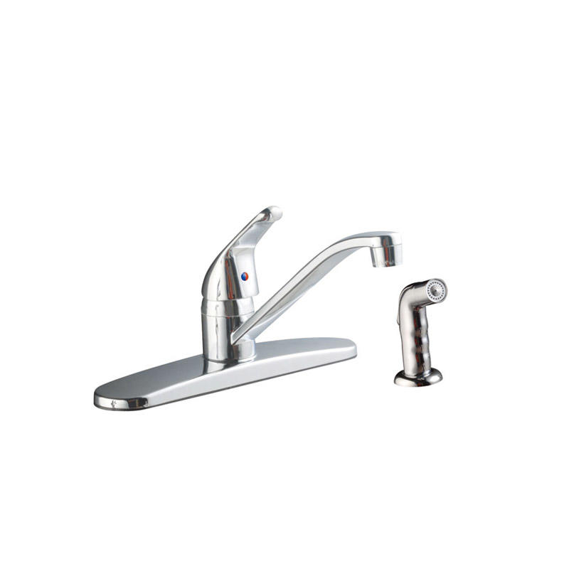 Single Handle Deck-Mounted Kitchen Faucet Chorme Plate Cupc NSF Lead Free F8102S