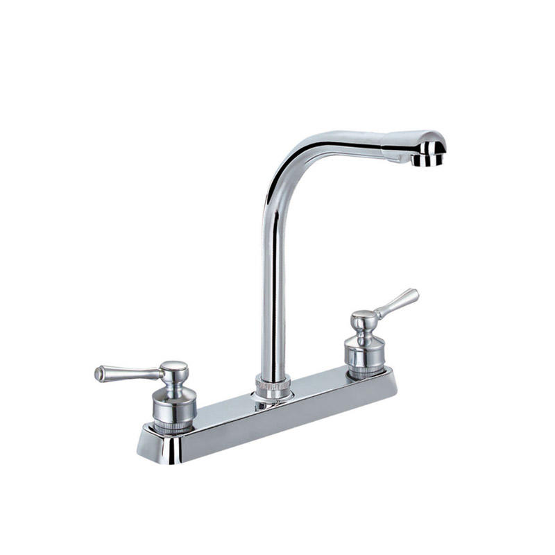 Hot Sale kitchen Faucet Concealed Wall Mounted Basin Hot Cold Water Bath Mixer White Body OEM Traditional Box Ceramic Room F8200D