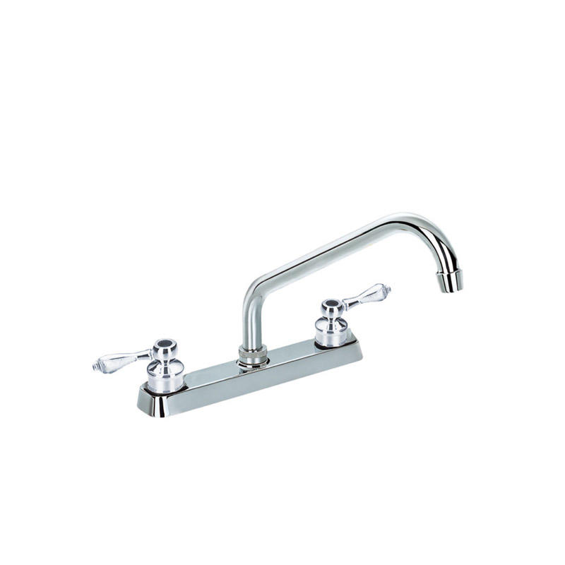 ss304 stainless steel Professional customized Factory price dual handle kitchen faucet tap  F8205A