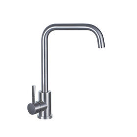 Stainless Steel Single Handle Kitchen Faucet  Brush Nickel F8616