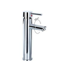 Unoo sanitary zinc faucet single handle wash basin mixer middle east market F9704-1