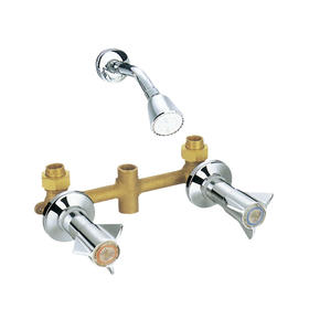  Handle Wall Mounted High Quality Cheap Exposed Thermostatic Mixing Valve Shower Faucet  F8223