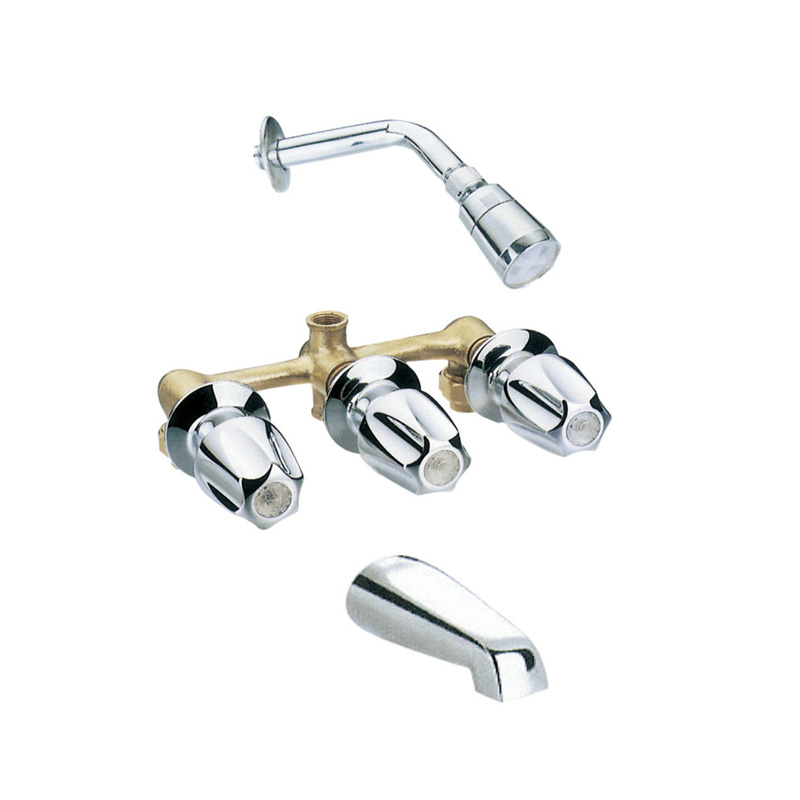 Good Quality Bath And Shower Faucets complete shower unit rain bathroom Bar mixer square rain shower set F83001
