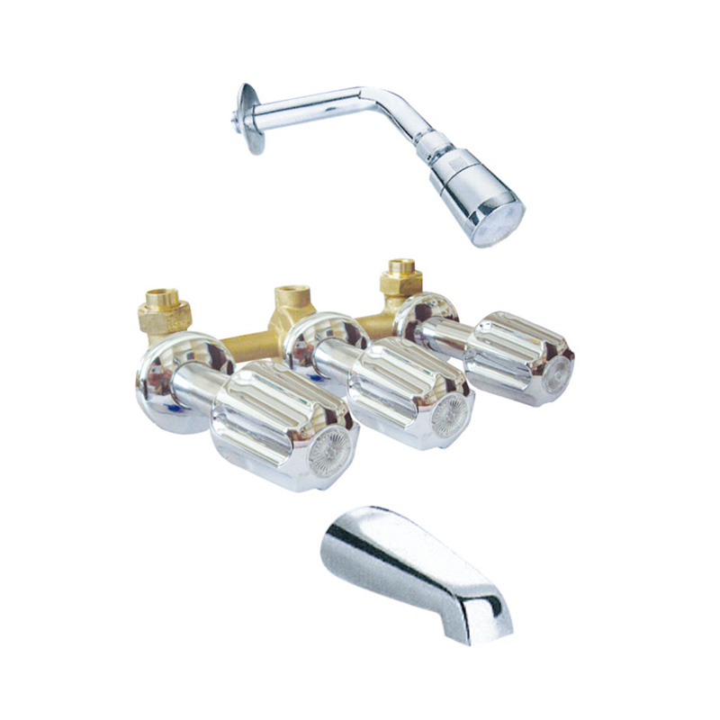 Good Quality Bath And Shower Faucets complete shower unit rain bathroom Bar mixer square rain shower set  F83008