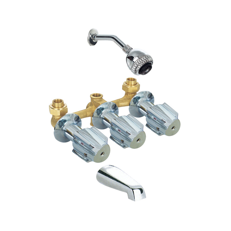 Good Quality Bath And Shower Faucets complete shower unit rain bathroom Bar mixer square rain shower set  F83009