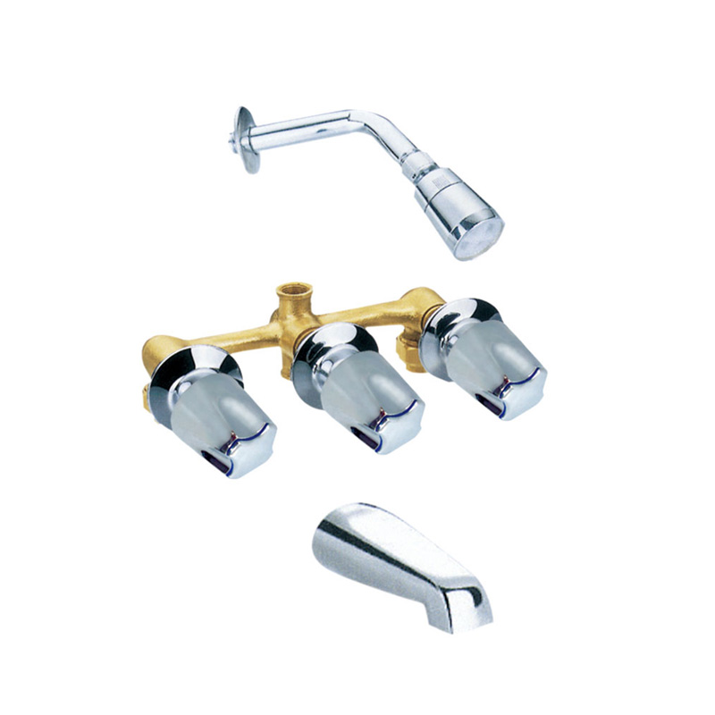 Stainless steel tap wall mounted tub faucet mixer bath shower faucets with hand head  F83013