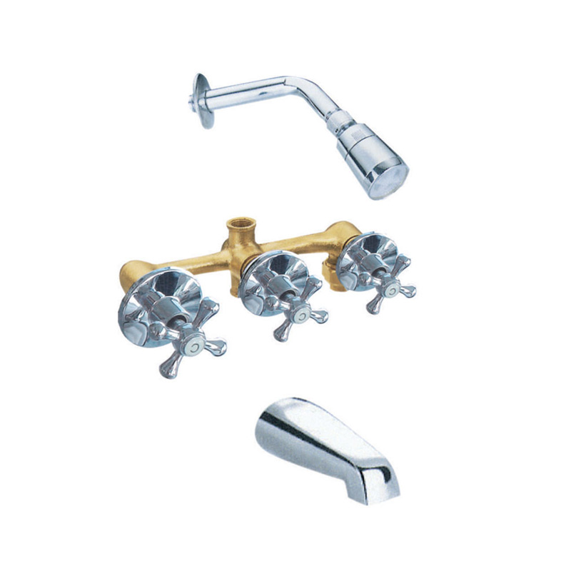 Cheap Bathroom Butb Tap Rainfall In-Wall Zinc Bath And Shower Faucet  F83014