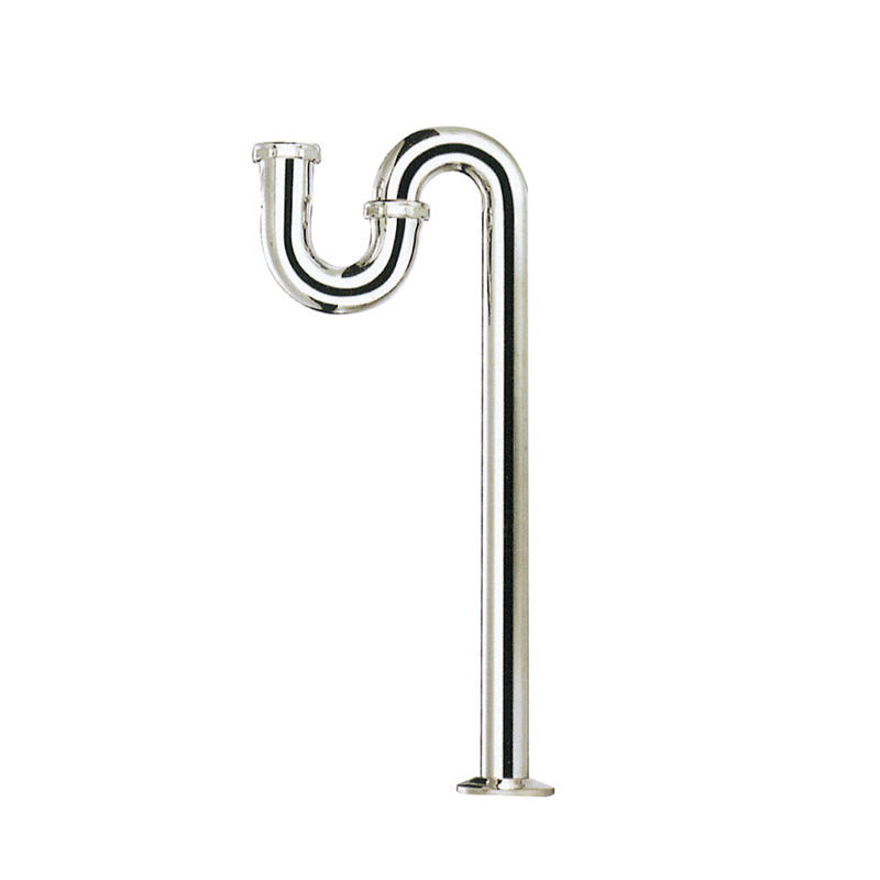 Brass Tube Stainless Steel Kitchen Bathroom S trap Drainer B3140T-B3141T