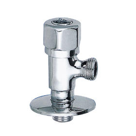 Zinc Angle Valve, Shut Off Water Angle Stop Valve, for Faucet and Toilet, Wall Mounted  M22