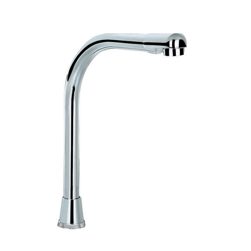 Brass TopAdapter white curved rod Shower head Arm P41