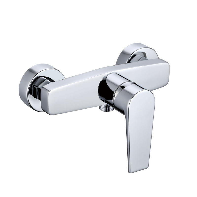 zinc faucet single lever hot/cold water wall-mounted shower mixer  F90404