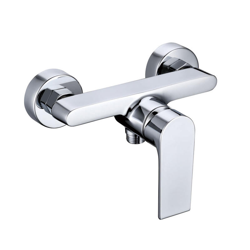 zinc faucet single lever hot/cold water wall-mounted shower mixer  F90604