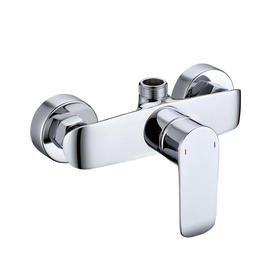 zinc faucet single lever hot/cold water wall-mounted shower mixer F90706
