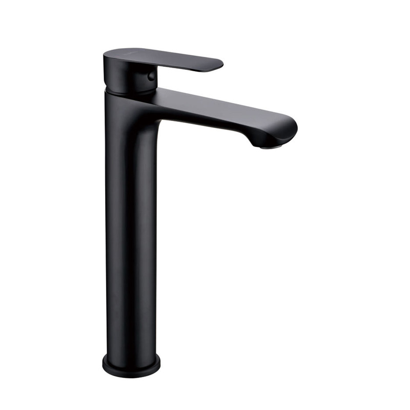 brass faucet single lever hot/cold water deck-mounted basin mixer, vessel basin mixer F90712MB
