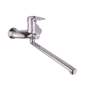 zinc faucet single lever hot/cold water wall-mounted kitchen mixer, sink mixer NC-801-16
