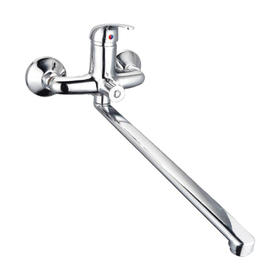 zinc faucet single lever hot/cold water wall-mounted kitchen mixer, sink mixer NC-816-16