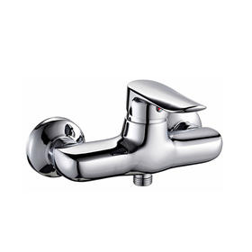 zinc faucet single lever hot/cold water wall-mounted shower mixer UN-10074