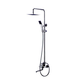 Shower column, rain shower column with faucet and spout, height adjustable;  UN-10133B