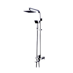 Shower column, rain shower column with faucet and spout, height adjustable; UN-10133C