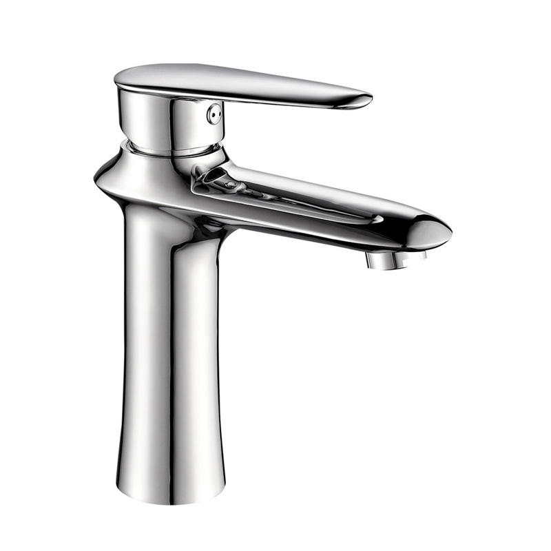 zinc faucet single lever hot/cold water deck-mounted basin mixer UN-10231