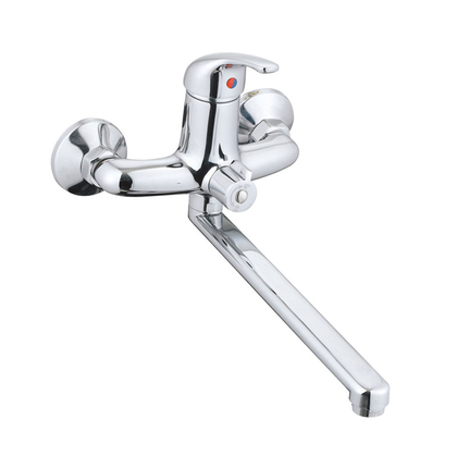 zinc faucet single lever hot/cold water wall-mounted kitchen mixer, sink mixer UN-10386