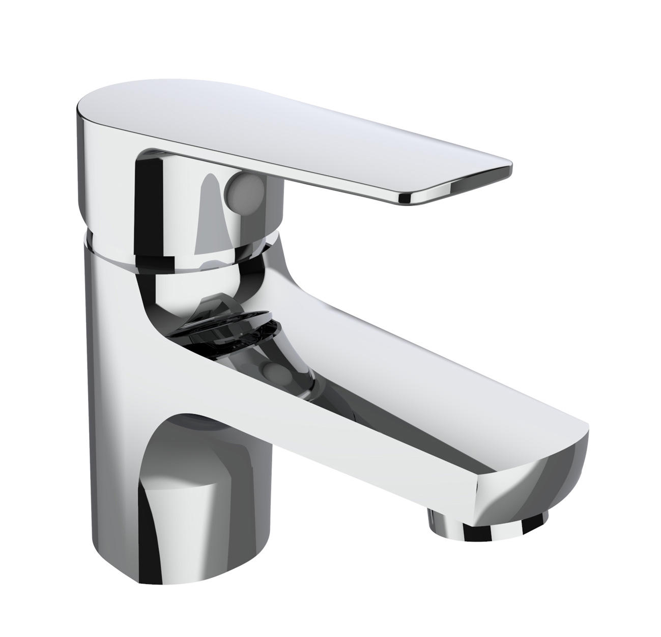 zinc faucet single lever hot/cold water deck-mounted basin mixerUN-10521