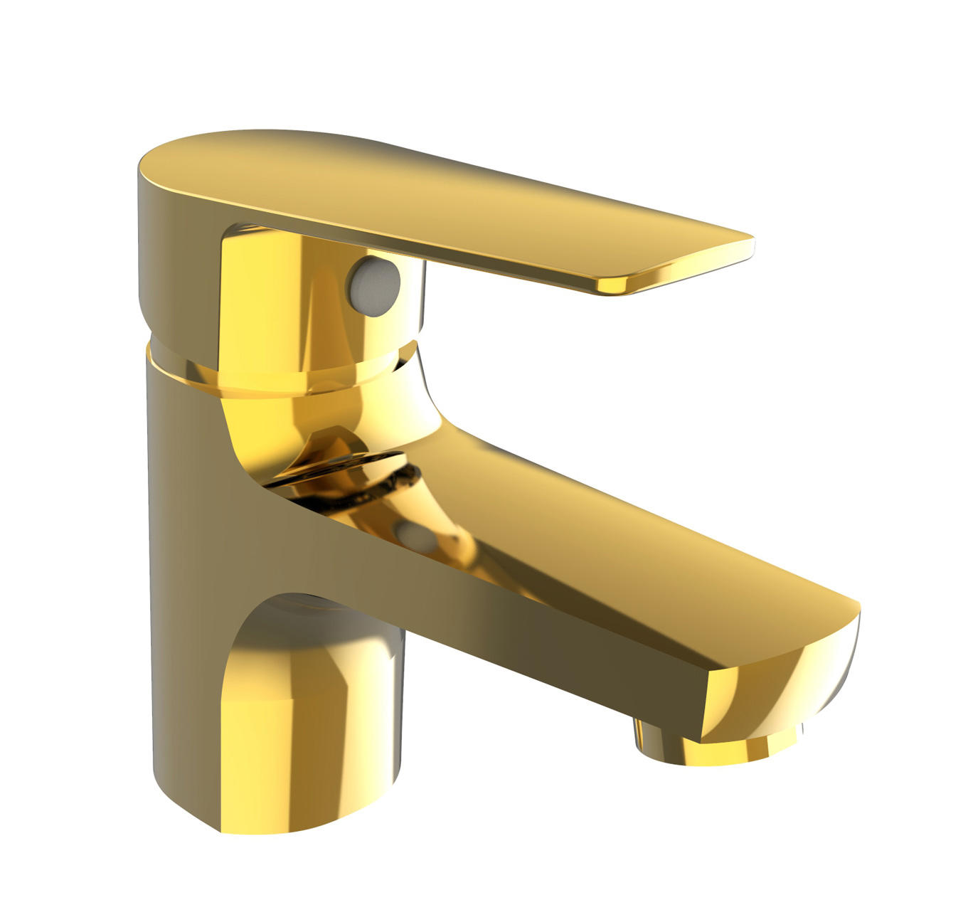 zinc faucet single lever hot/cold water deck-mounted basin mixerUN-10521G