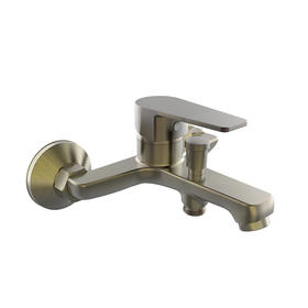 zinc faucet single lever hot/cold water wall-mounted bathtub mixer UN-10523AB