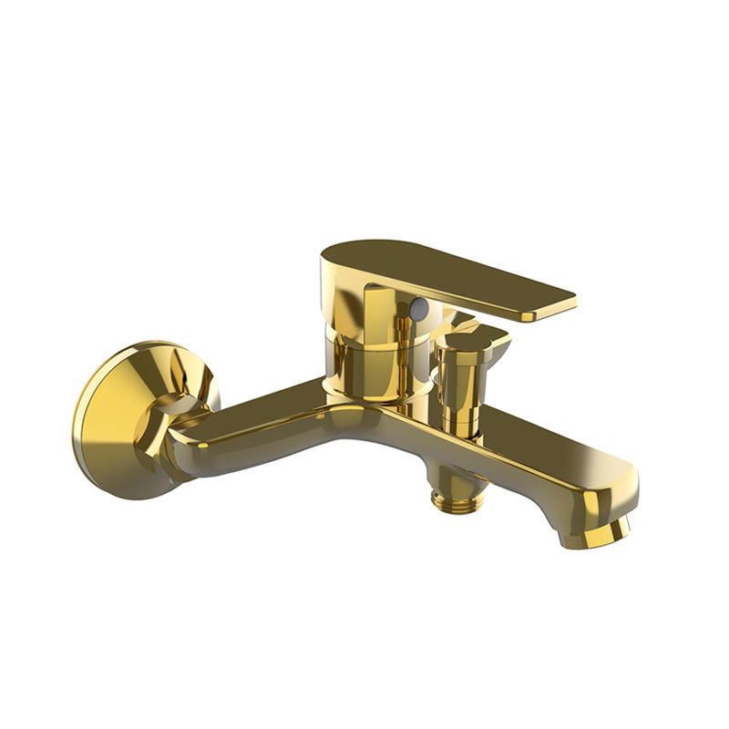 zinc faucet single lever hot/cold water wall-mounted bathtub mixer UN-10523G