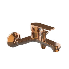 zinc faucet single lever hot/cold water wall-mounted bathtub mixer UN-10523RG
