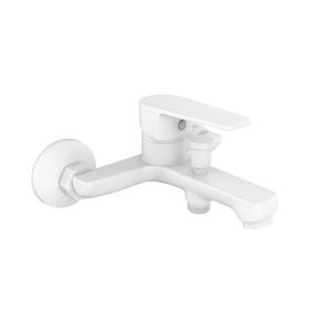 zinc faucet single lever hot/cold water wall-mounted bathtub mixer UN-10523W