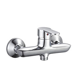 zinc faucet single lever hot/cold water wall-mounted shower mixer UN-20064