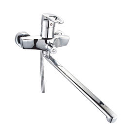 zinc faucet single lever hot/cold water wall-mounted kitchen mixer, sink mixer UN-20146