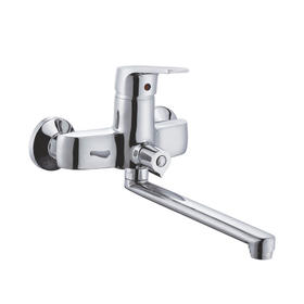 zinc faucet single lever hot/cold water wall-mounted kitchen mixer, sink mixer UN-20536