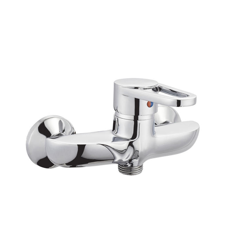zinc faucet single lever hot/cold water wall-mounted shower mixer UN-20724