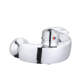 zinc faucet single lever hot/cold water wall-mounted shower mixer UN-20734