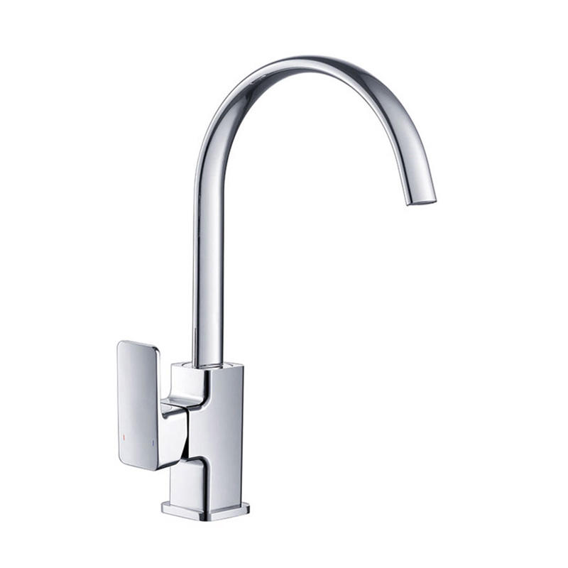zinc faucet single lever hot/cold water deck-mounted kitchen mixer, sink mixer F45005