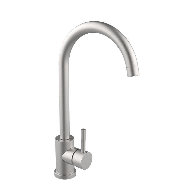 zinc faucet single lever hot/cold water deck-mounted kitchen mixer, sink mixer F8639SN