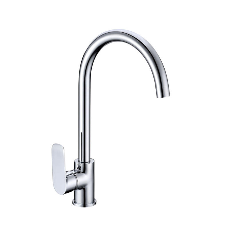 zinc faucet single lever hot/cold water deck-mounted kitchen mixer, sink mixer F90605