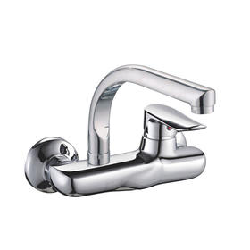 zinc faucet single lever hot/cold water wall-mounted kitchen mixer, sink mixer UN-10075C