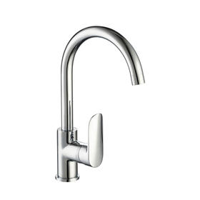 Single lever hot/cold water deck-mounted kitchen mixer, sink mixer UN-10077