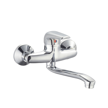 zinc faucet single lever hot/cold water wall-mounted kitchen mixer, sink mixer UN-10095