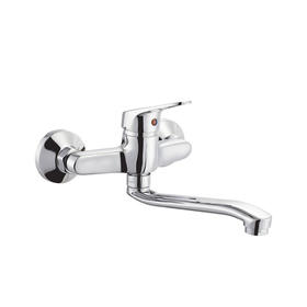 zinc faucet single lever hot/cold water wall-mounted kitchen mixer, sink mixer UN-10375